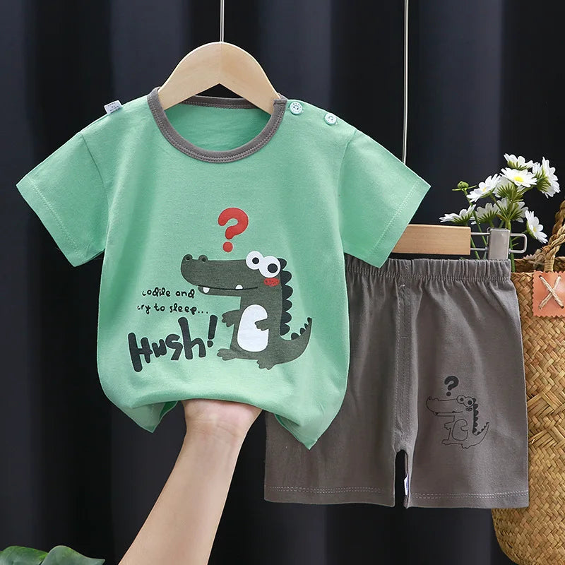 Cartoon Cotton Toddler Set