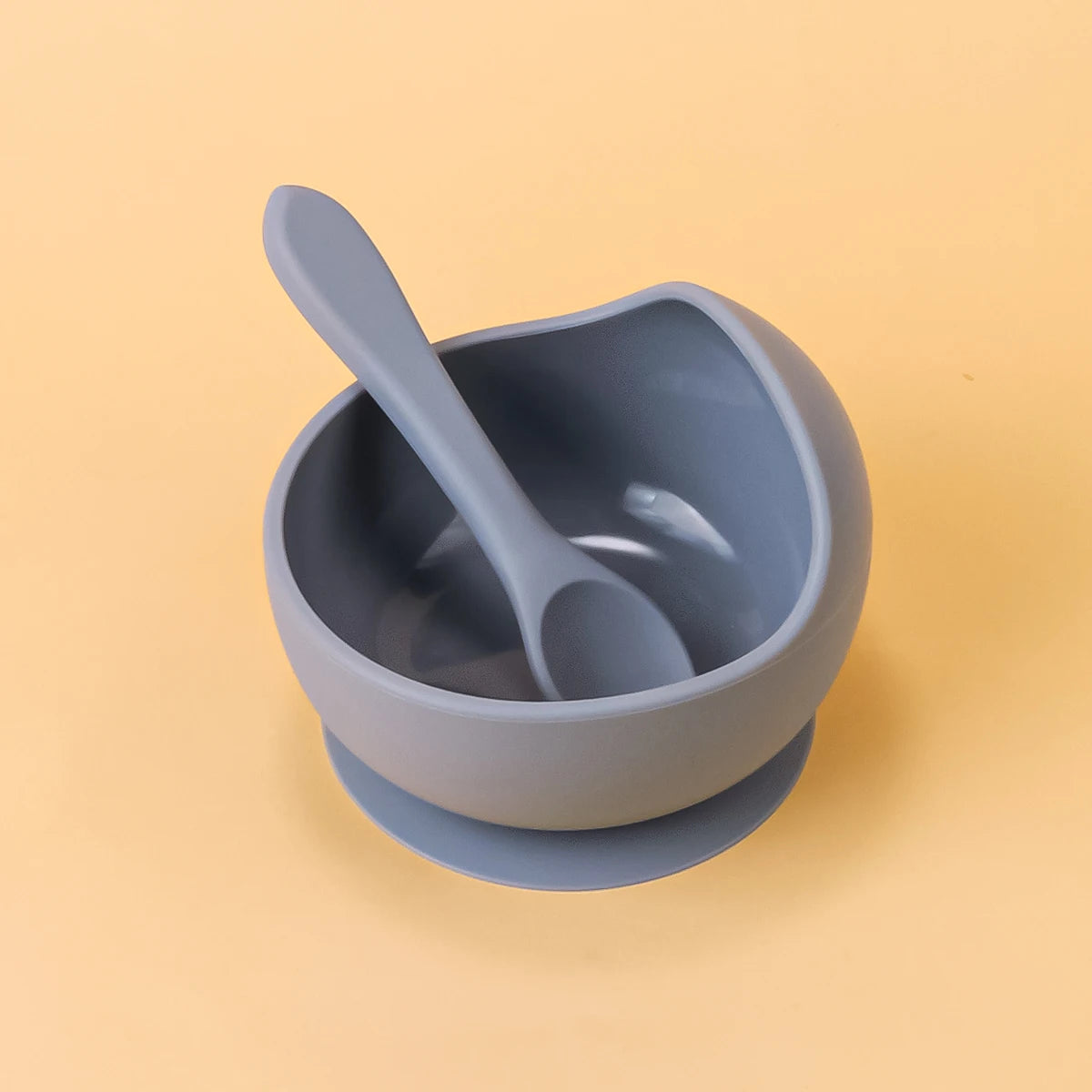 2PCS Silicone Baby Feeding Bowls