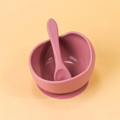 2PCS Silicone Baby Feeding Bowls