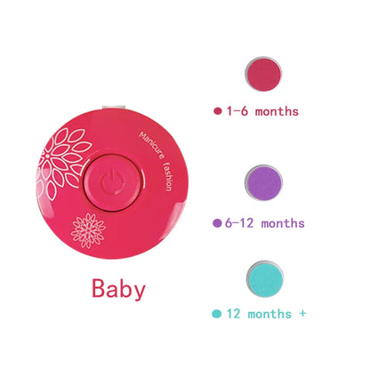 Electric Baby Nail Trimmer and Polisher Set