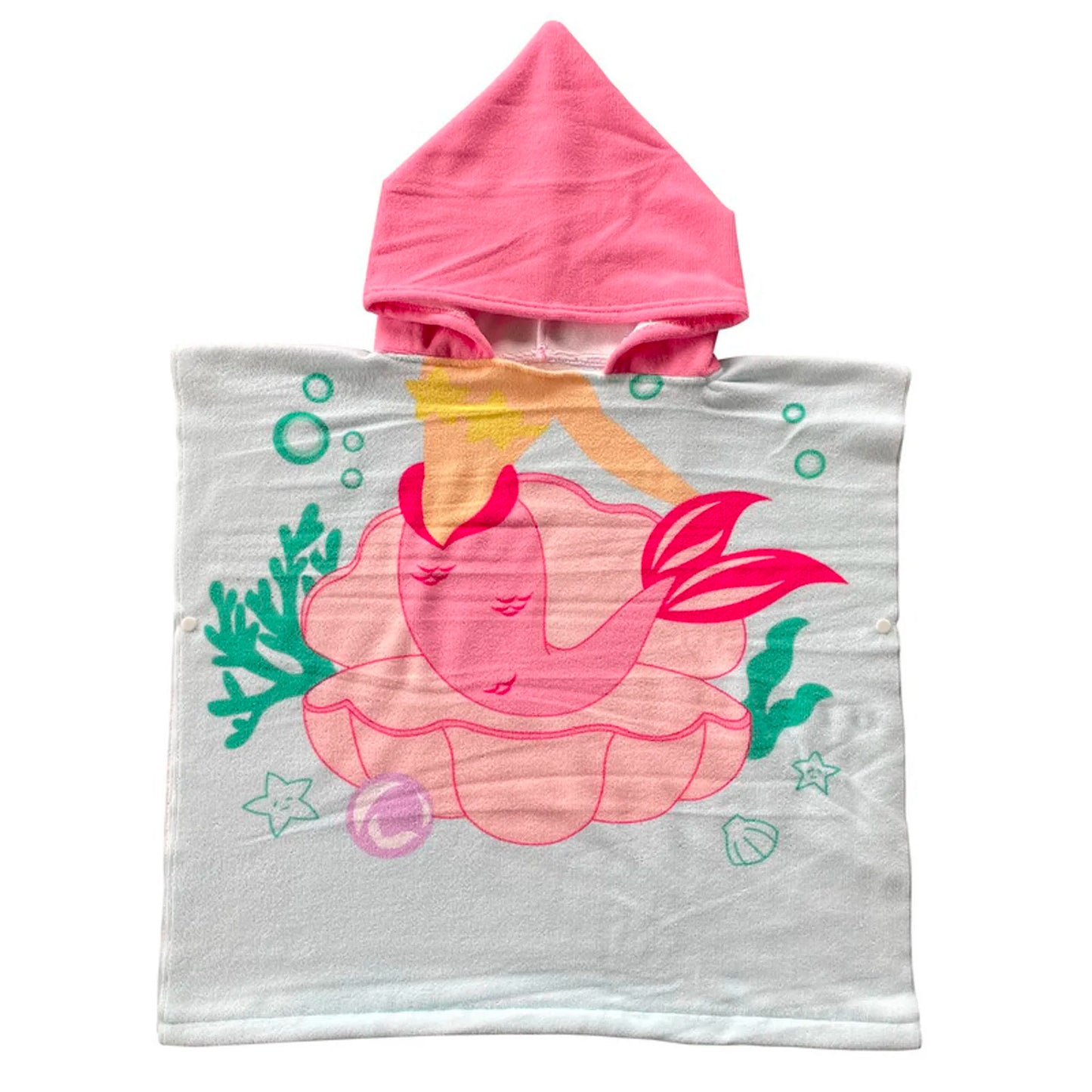Cartoon Hooded Bath Towel Cloak