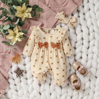 Floral Baby Jumpsuit Set