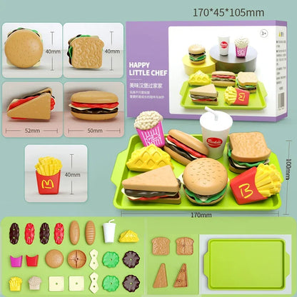 Kids Hamburger Play Set