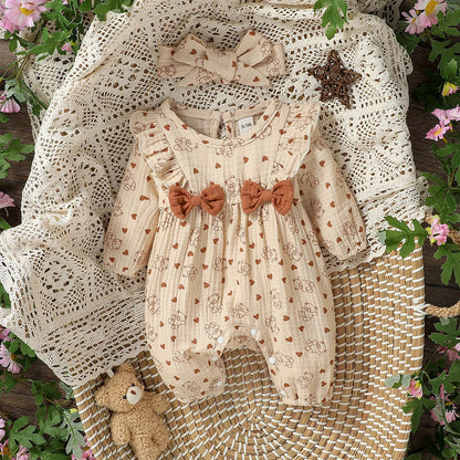 Floral Baby Jumpsuit Set