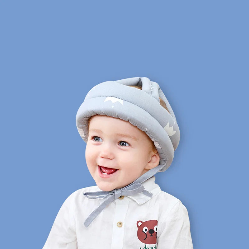 Soft Cotton Anti-Fall Cap for Baby Safety | Baby Blossom Shop