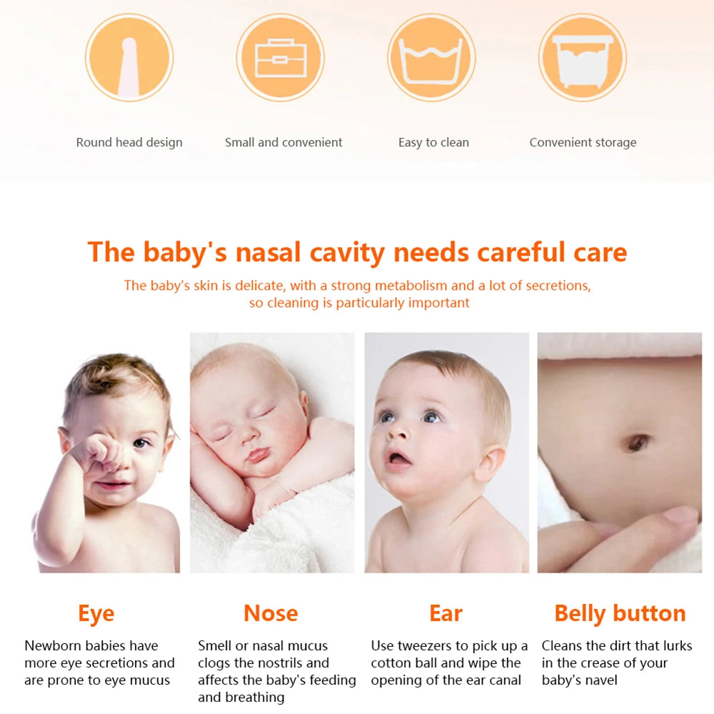 Baby Safety Cleaning Tweezers for Newborn Care | Baby Blossom Shop