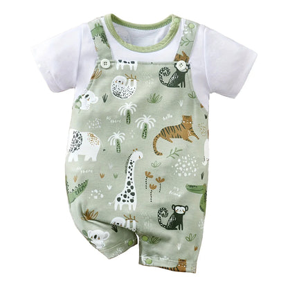 Zoo Animal Baby Romper