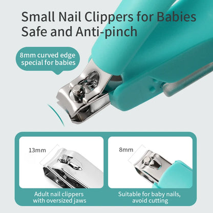 Nail Clippers with Magnifier Safe Infant Nail Cutting Tool