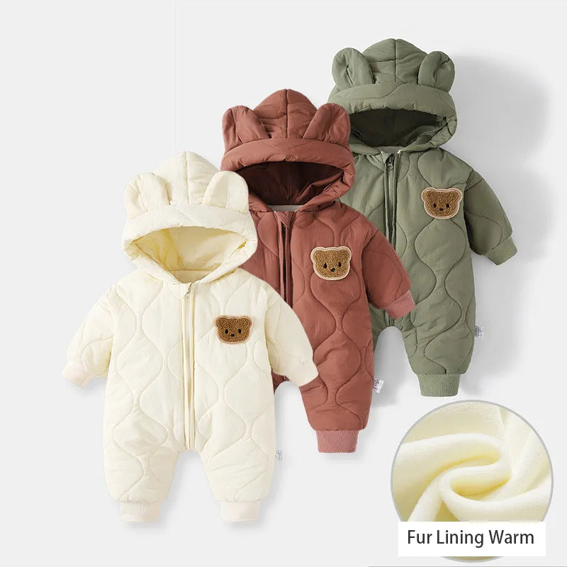Warm Winter Baby Romper