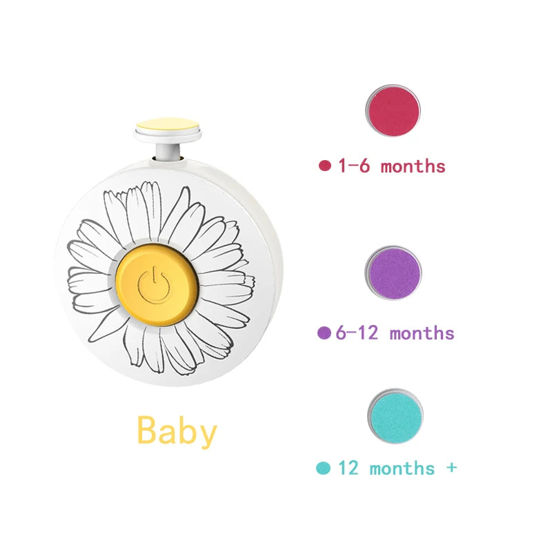 Electric Baby Nail Trimmer and Polisher Set