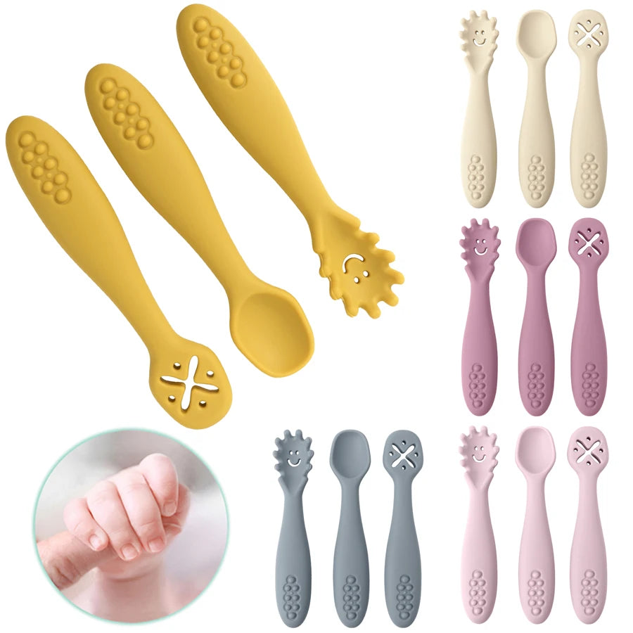 3PCS Baby Feeding Spoon Set