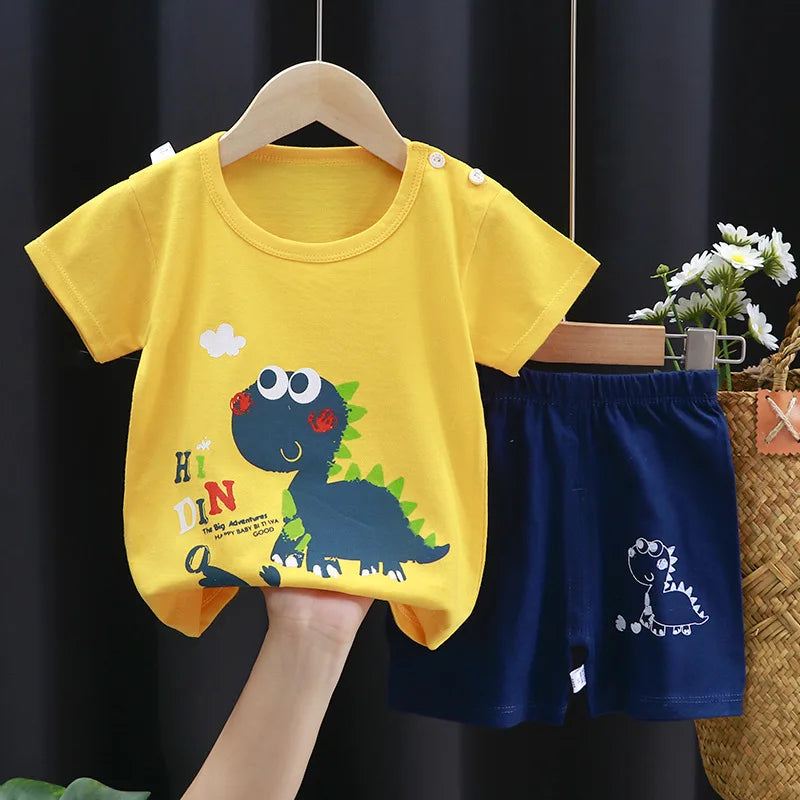Cartoon Cotton Toddler Set