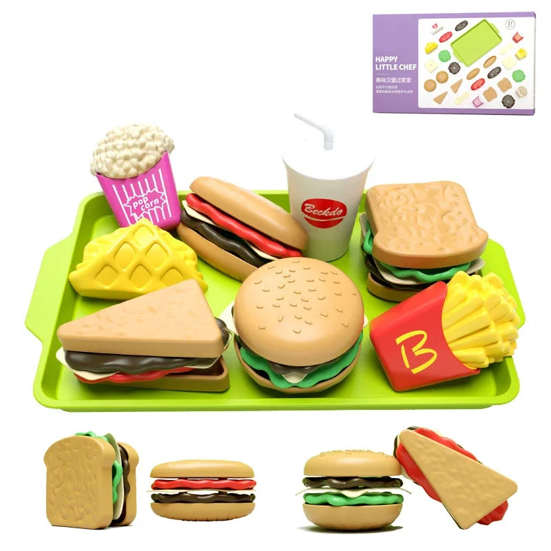 Kids Hamburger Play Set