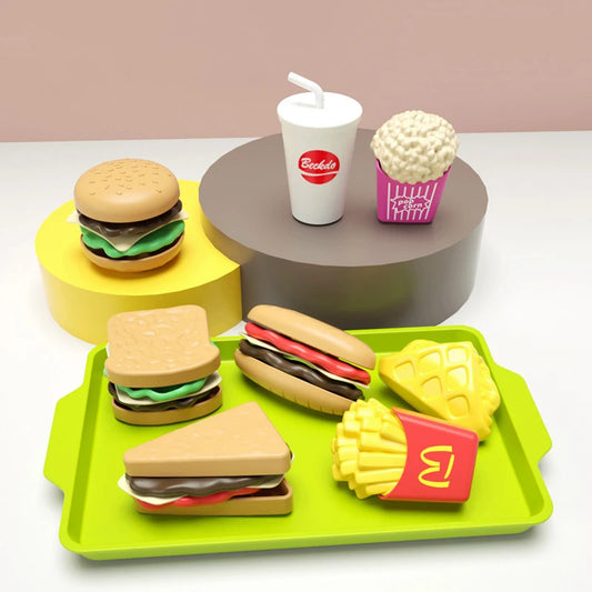 Kids Hamburger Play Set
