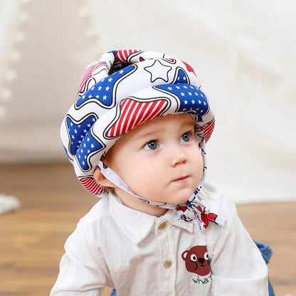 Soft Cotton Anti-Fall Cap for Baby Safety | Baby Blossom Shop