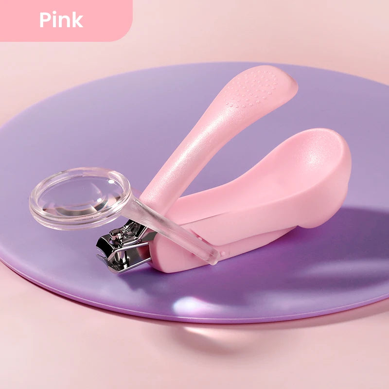 Nail Clippers with Magnifier Safe Infant Nail Cutting Tool