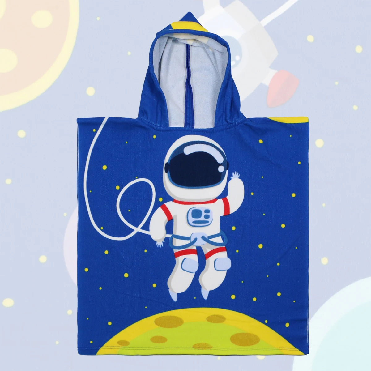 Cartoon Hooded Bath Towel Cloak