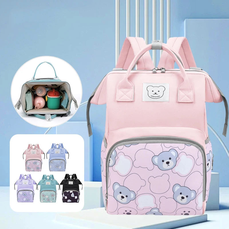 Fashion Bear Diaper Backpack