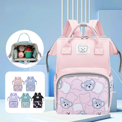 Fashion Bear Diaper Backpack