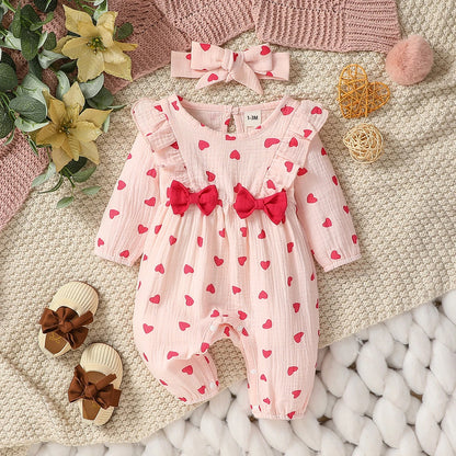 Floral Baby Jumpsuit Set