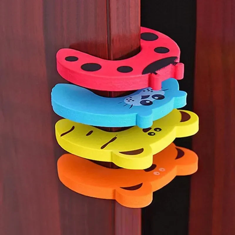 Cartoon Safety Door Stop Finger Protector Lock Set
