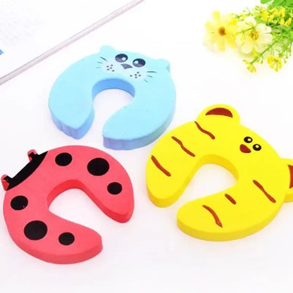Cartoon Safety Door Stop Finger Protector Lock Set