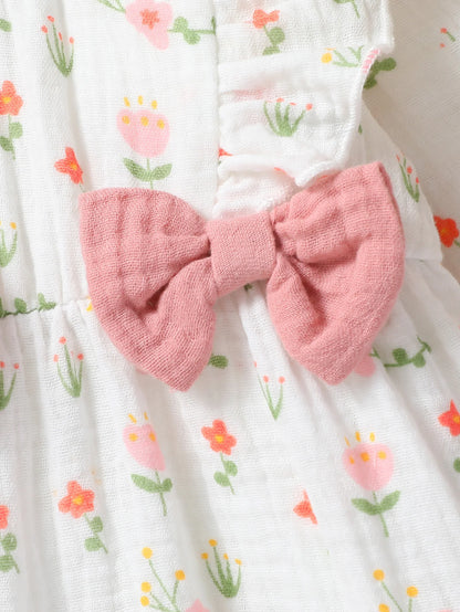 Floral Baby Jumpsuit Set Newborn Outfit & Headband | Baby Blossom Shop