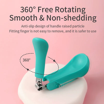 Nail Clippers with Magnifier Safe Infant Nail Cutting Tool