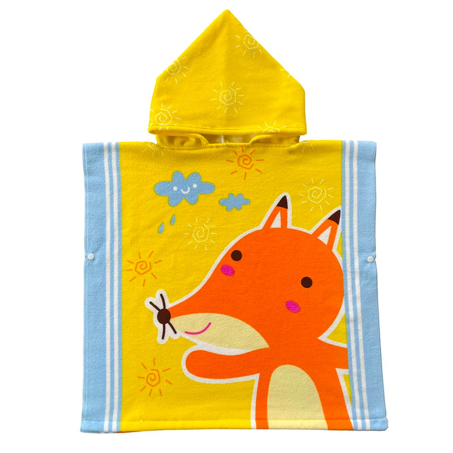 Cartoon Hooded Bath Towel Cloak