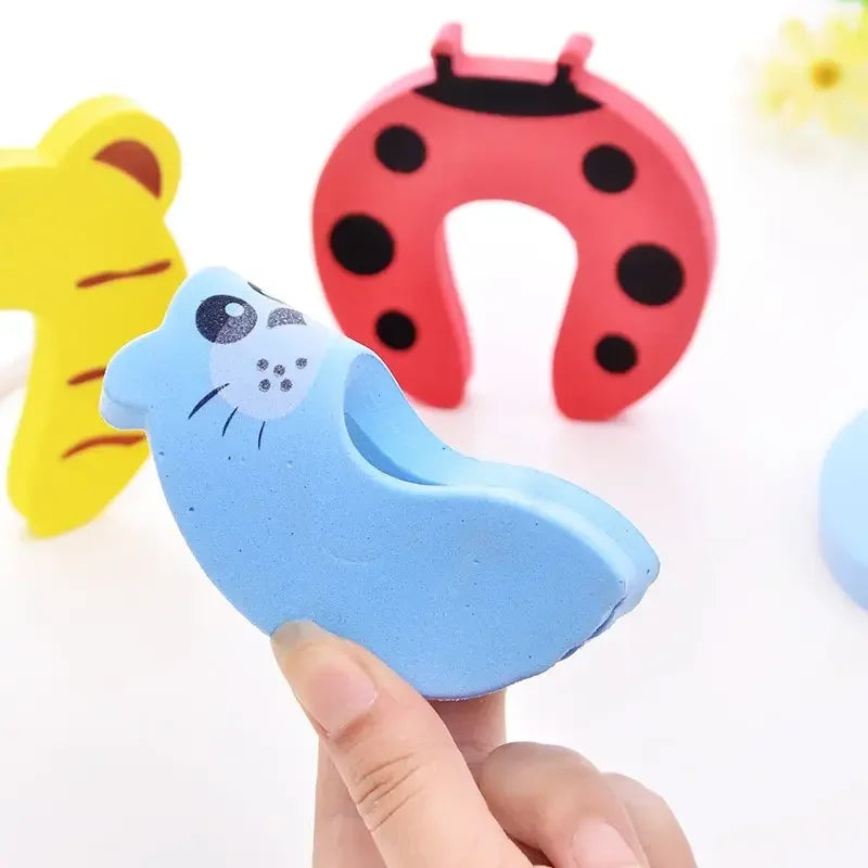 Cartoon Safety Door Stop Finger Protector Lock Set