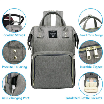 Large Capacity Maternity Diaper Backpack