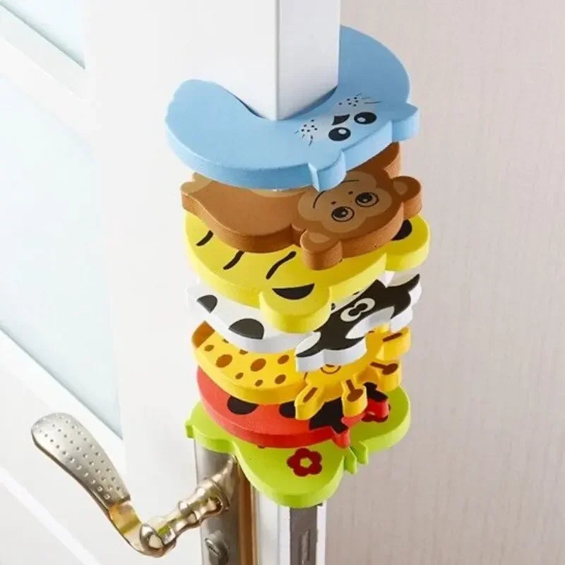 Cartoon Safety Door Stop Finger Protector Lock Set