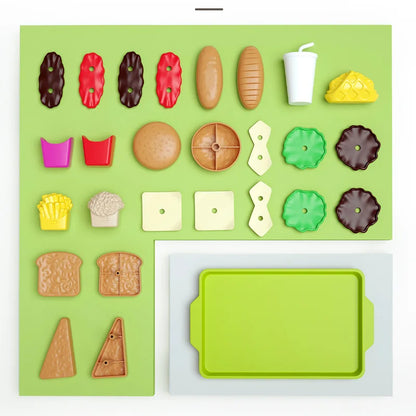 Kids Hamburger Play Set