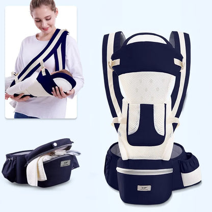 Ergonomic Carrier with Hipseat