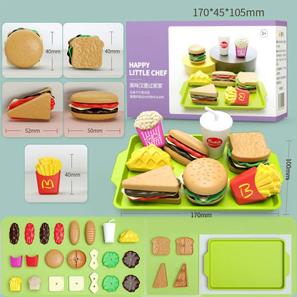 Kids Hamburger Play Set