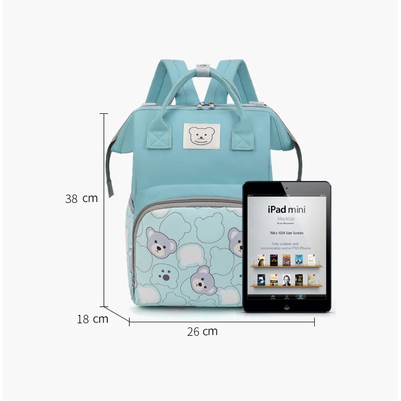 Fashion Bear Diaper Backpack