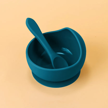 2PCS Silicone Baby Feeding Bowls