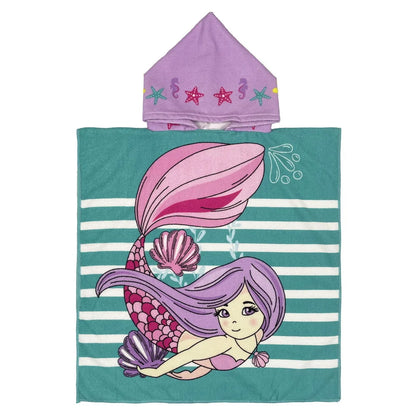 Cartoon Hooded Bath Towel Cloak