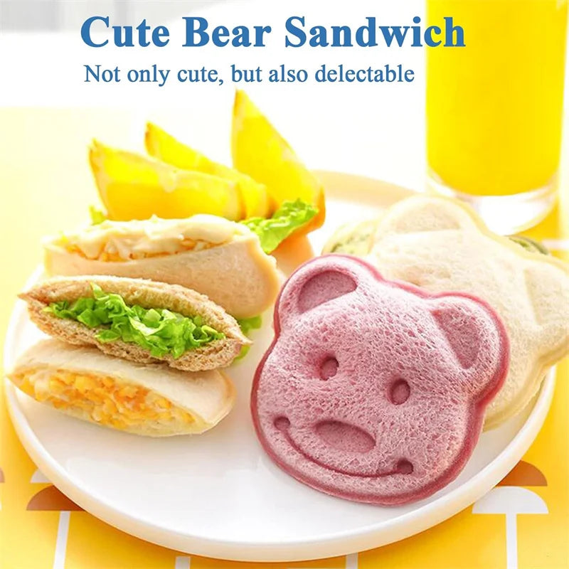 Bear Sandwich Cutter Kids Lunch Mold | Baby Blossom Shop