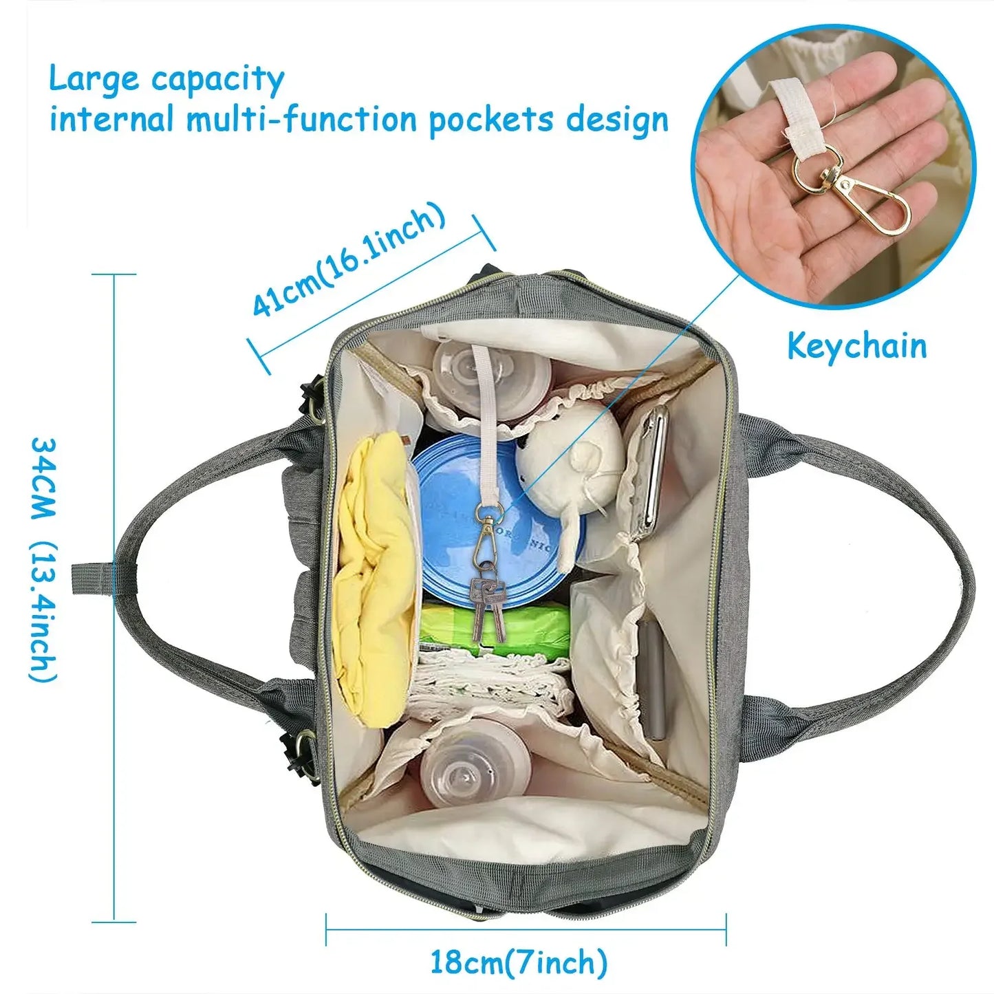 Large Capacity Maternity Diaper Backpack