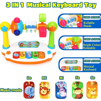 Baby Piano Toy – Rotating Musical Keyboard