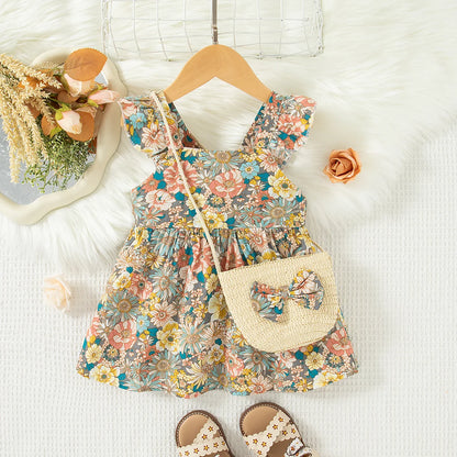 Floral Baby Dress Set
