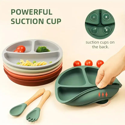 Baby Silicone Suction Plate BPA