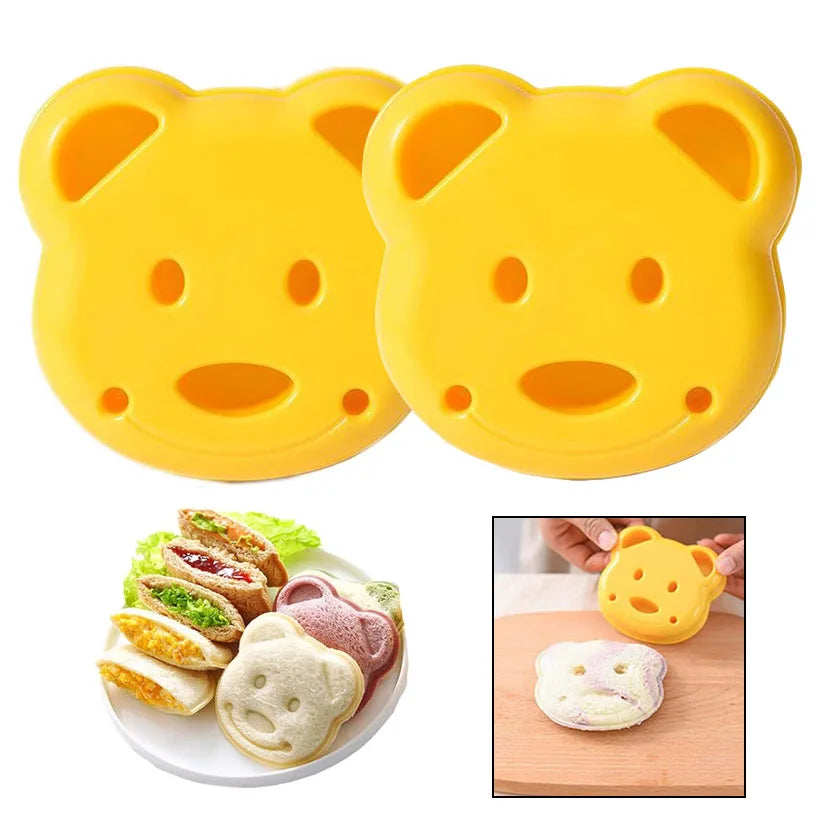 Bear Sandwich Cutter Kids Lunch Mold | Baby Blossom Shop