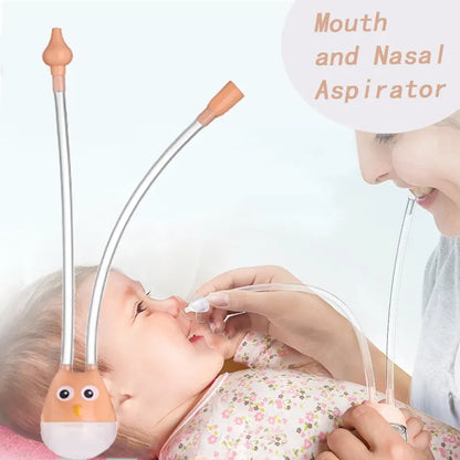 Nasal Aspirator Silicone Suction Cleaner Infant Anti-Reflux Tool