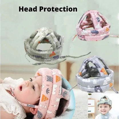 Soft Cotton Anti-Fall Cap for Baby Safety | Baby Blossom Shop